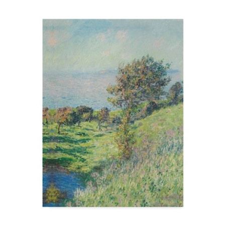 TRADEMARK FINE ART Claude Monet 'Coup De Vent, 1881 ' Canvas Art, 24x32 BL02379-C2432GG